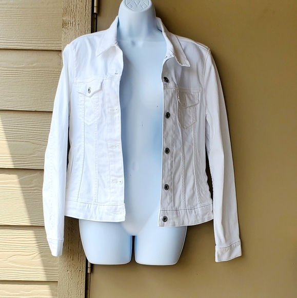 Womens Levi's White Jean Jacket